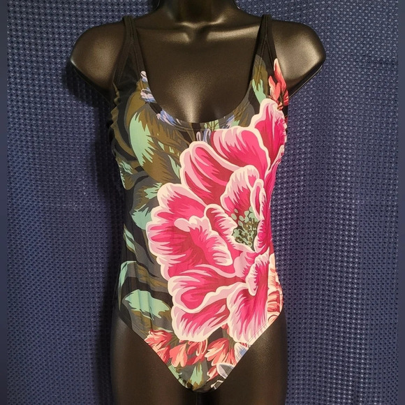 NWT Kona Sol Floral One Piece Swimsuit - Picture 1 of 12